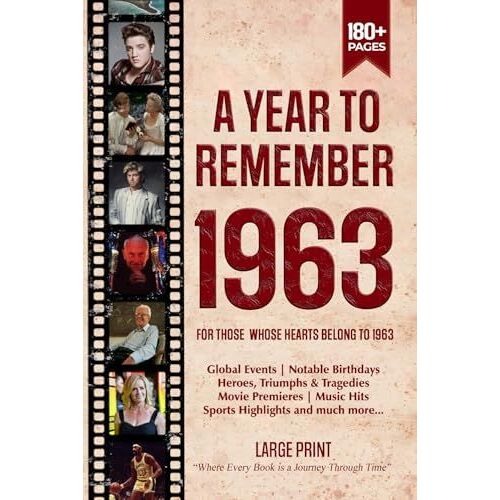A Year To Remember 1963 History Book: A Nostalgic Tribute For The Radio Babies With Heartfelt Memories Of 1963 An Ideal Gift For Birthdays, Anniversaries, And Special Occasions