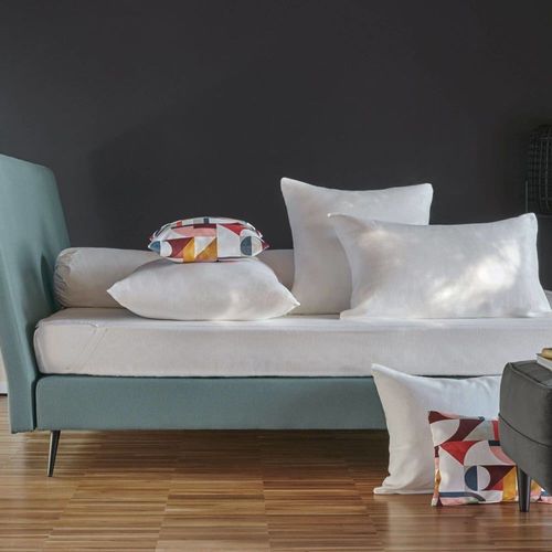 Protège matelas en coton bio blanc 90 x 190 cm