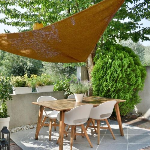Voile D'ombrage Triangulaire En Coco 3,5 X 3,5m