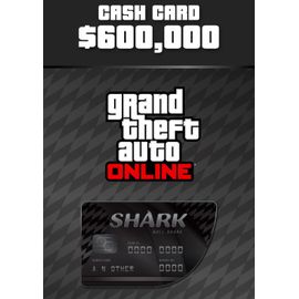 Gta Online Bull Shark Cash Card - $600,000 Xbox
