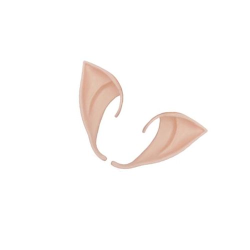 Oreilles D'elfe Cosplay - Oreilles De Fée En Silicone Pour Fête D'halloween (1 Paire)