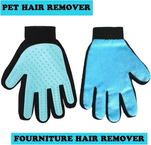 Gant De Brosse Double Face Meubles Hair Remover Mitt Pour Chien De Compagnie Chat Bain Brosses De Massage Outil De Fourrure Pour Fourrure Longue Courte