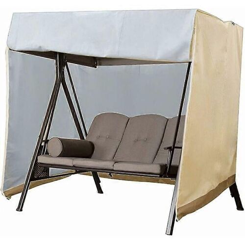 Housse De Balancelle De Jardin 2 Places Imperméable, Tissu Oxford 190t, Anti-Uv, Pour Balancelle D'extérieur, 160 X 120 X 170 Cm