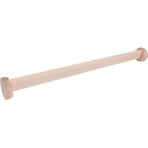 Tringle De Penderie En Bois Avec Douille - Lot De 1 - Tringle À Vêtements Et Tringle À Rideaux Incluses - Solution De Suspension Idéale Compatible Avec Les Rallonges De Garde-Robe Et De Placard