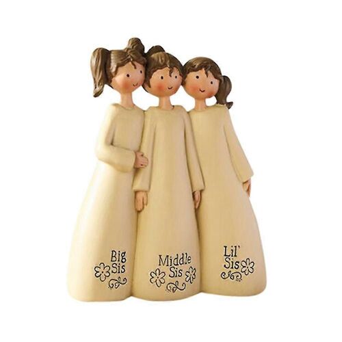Statues de figurines, étreinte chaleureuse d'une amie soeur, ornement d'art de bureau en résine, statue décorative pour la maison, Frien
