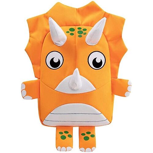 Sac à dos pour tout-petits, sac à dos dinosaure pour enfants avec ceinture de sécurité, bébé garçon et fille, orange