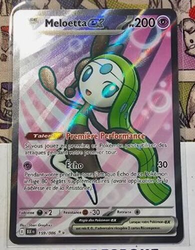 Pokémon Meloetta Ex 159 / 086 Foudre Noire Ev 10.5
