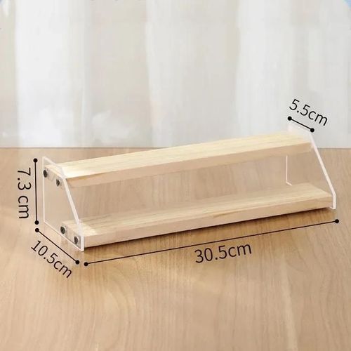 Présentoir De Rangement En Acrylique À 2 À 7 Niveaux,Figurine T1,Vitrine En Échelle,En Bois,Organisateurs Ménagers.2 Tier.