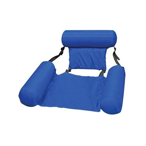 Inflatable Float Row Floating Chair Backrest Recliner Floating Bed Sofa Outdoor Inflatable Swimming