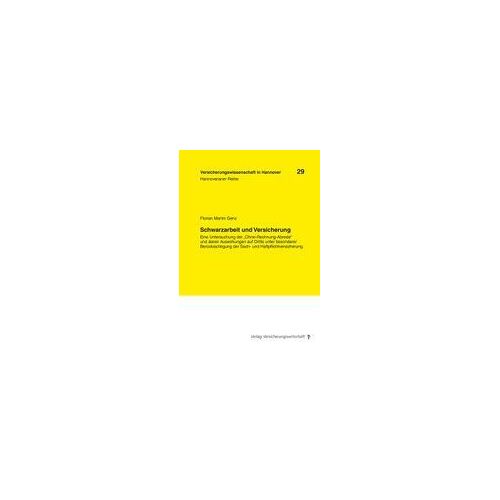 Schwarzarbeit Und Versicherung