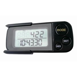 Podomètre Compteur De Pas Avec Radio Intégrée - Marque DELTA - Couleur Grise - Neuf
