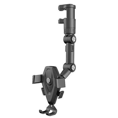 Support De Téléphone Portable Multifonction Pour Voiture 360 Degrés Réglable Support Rétroviseur Clip Suspendu