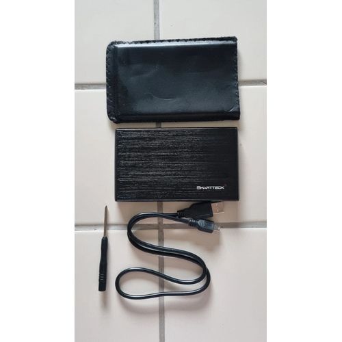 Boitier Disque dur externe avec étiquetteÂ·smartteck