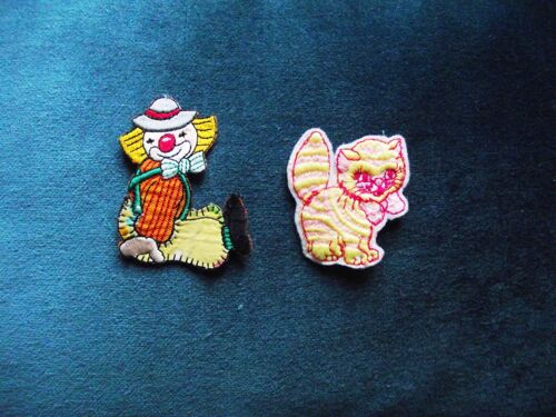Stickers (2) Brodés À Coudre Pour Vêtements Ou Accessoires Année 80'