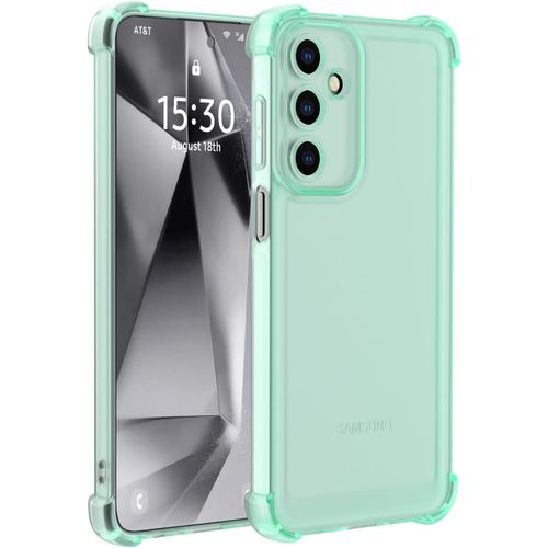 SJZG-Coque Pour Google Pixel 10 Pro Xl - Étui Mat Translucide En Silicone Souple Tpu Antichoc Avec Coins Renforcés Et Anti-Traces De Doigt - Vert