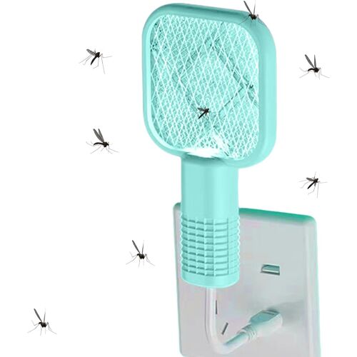 Raquette électrique anti-insectes avec lumière pour protéger la maison, la cuisine, la chambre, le jardin, le camping