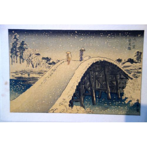 Estampe Japonaise Ancienne Cira 1900 _ Japanese Print Hiroshige