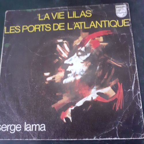 Pochette Vide " Serge Lama"