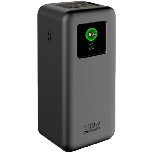 Loranka-Coque Compatible Avec Ugreen Nexode 20000mah 130w Power Bank, Étanche À La Poussière, Anti-Chute, Silicone Étui De Protection Compatible Avec Ugreen Nexode 20000mah 130w Power Bank. Noir
