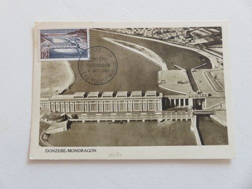 Carte Maximum ( 1er Jour ) "Donzère-Mondragon" -06/10/1956