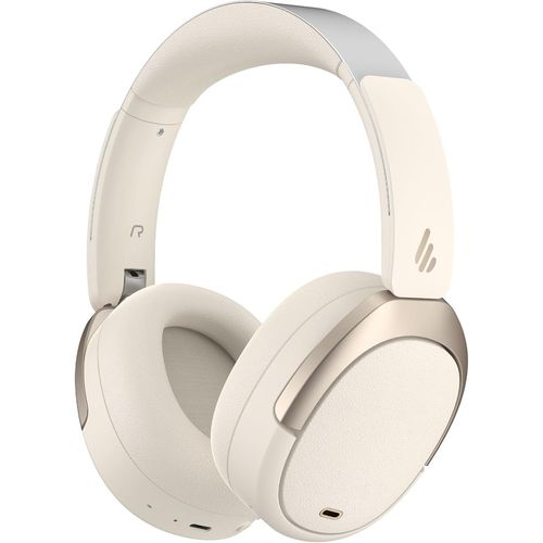 Casque Over-Ear Avec Et Sans Fil W80 - Réduction De Bruit Anc Hybride -49Db, Hi-Res Ldac, Autonomie 65H, Appels Ia, Bluetooth 5.4, Multipoint, Charge Rapide - Ivoire