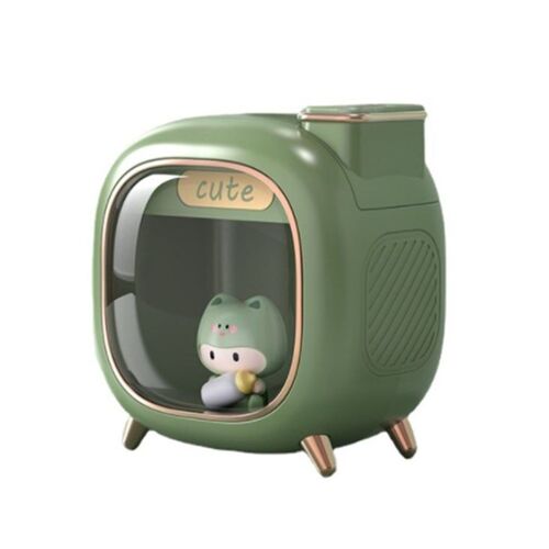 Mini humidificateur de bureau USB pour chambre à coucher, capacité de 500 ml, minuterie de 18 heures, interface de type C
