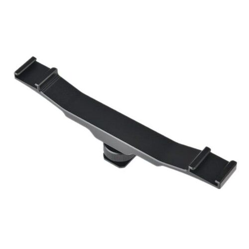 Support De Tige Double Pour Flash D'appareil Photo - Noir