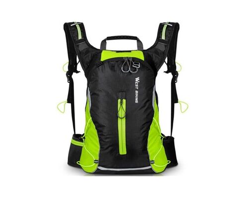 Sac À Dos D'extérieur Avec Bandes Réfléchissantes Pour La Randonnée Et Le Vélo, Sac De Voyage Léger Et Confortable