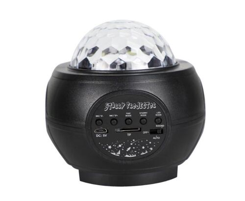 Mini Projecteur D'étoiles Bluetooth Avec Motifs D'eau Et Effets Laser