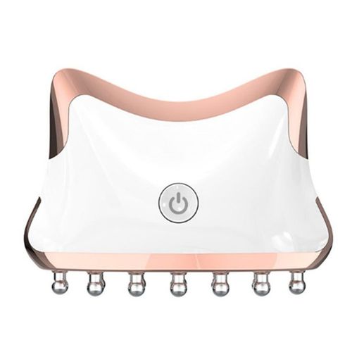 Appareil De Massage Facial À Microcourant Ems Avec Luminothérapie Tricolore