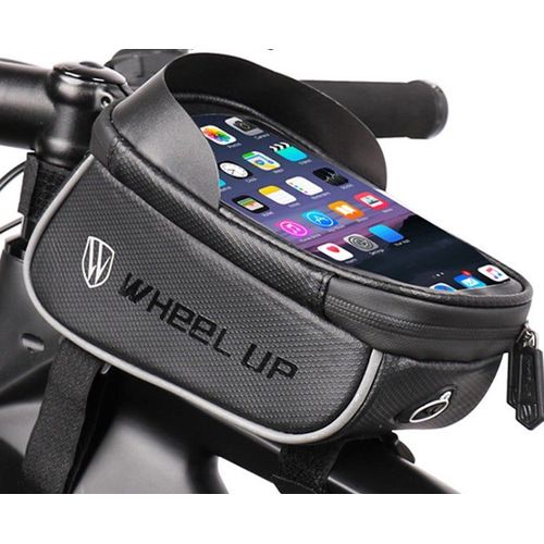 Sacoche Étanche Pour Tube Supérieur De Vélo H037 Avec Écran Tactile Pour Téléphones Portables