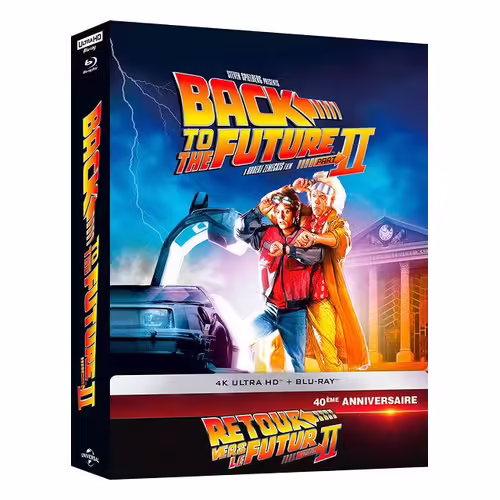 Retour Vers Le Futur Ii - Édition Collector Limitée - 4k Ultra Hd + Blu-Ray + Goodies - Boîtier Steelbook