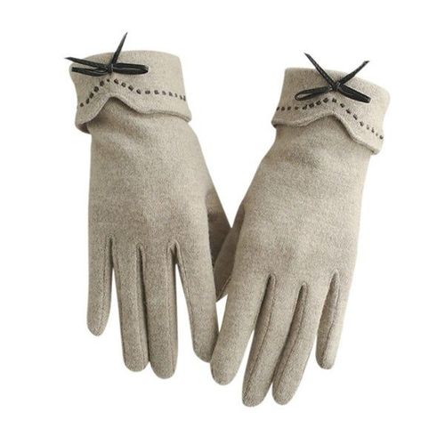 Gants D'équitation En Polaire Kaki Pour Écran Tactile, Pour Plus De Chaleur En Hiver