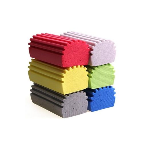 Éponge de nettoyage PVA - Lot de 6, absorbante, non toxique, compacte, durable, finition sans traces
