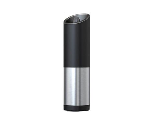 Mini moulin à sel et à poivre électrique avec induction par gravité et fonctionnement à un seul bouton