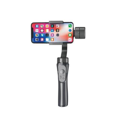 Stabilisateur Smartphone 3 Axes Avec Micro Cravate Inclus – Gimbal Pro Pour IPhone & Android, Trépied Avec Lumière LED, Suivi IA Automatique – Idéal Vlog, TikTok, YouTube