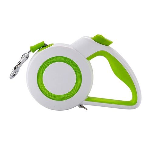 Laisse Rétractable 3m Pour Chiens Jusqu'à 15 Kg Avec Mécanisme De Verrouillage