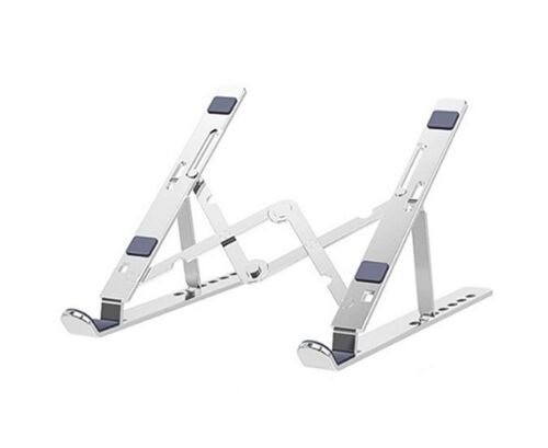 Support pour ordinateur portable réglable en alliage d'aluminium avec 7 niveaux de hauteur, portable et léger