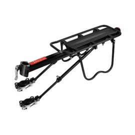 Porte-Bagages Arrière Pour Vélo En Alliage D'aluminium Noir, Capacité De 50 Kg, Plateforme Réglable