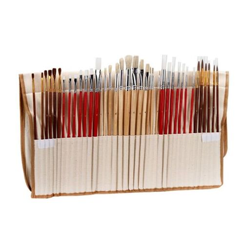 Ensemble de peinture artistique 38 pièces avec pinceaux, feutres et sac de rangement pour étudiants et artistes