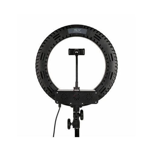 Anneau Lumineux Led De 14 Pouces Pour La Photographie Et La Diffusion En Direct, Température De Couleur Réglable, Support Non Inclus