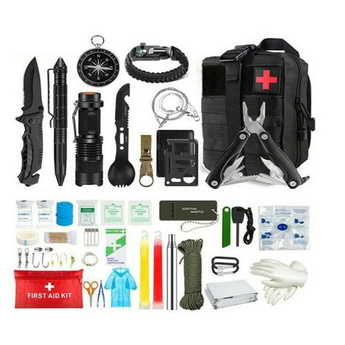 Kit De Survie D'urgence Pour La Randonnée, Le Camping Et L'utilisation Tactique