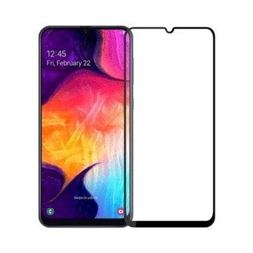 Protection d'écran en verre trempé 2,5D pour Samsung Galaxy A50 2019 - Noir