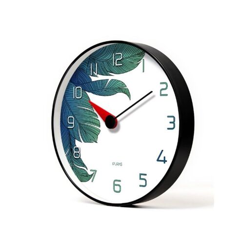 Horloge murale silencieuse de 14 pouces pour la décoration de la maison et du bureau