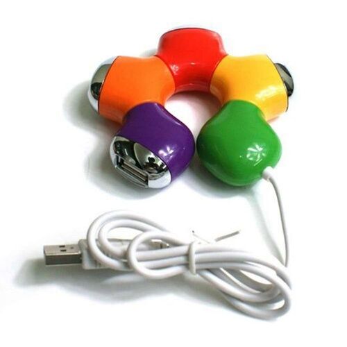 Hub USB 2.0 4 ports pour ordinateur portable et tablette - Lot de 2