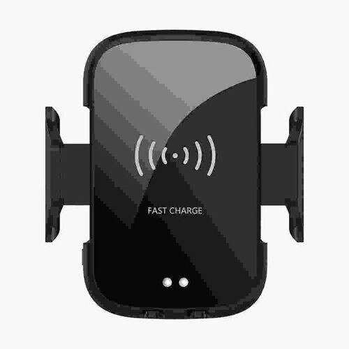 Chargeur De Voiture Sans Fil Pour Iphone, Huawei Et Xiaomi - Noir - Chargement Automatique Et Rapide, Angle Réglable
