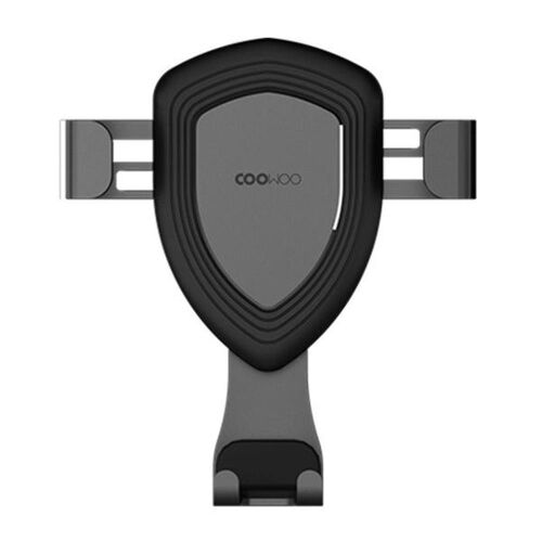 Support De Téléphone Pour Voiture Coowoo T100 Pour Iphone Xs Max ¿ Argent, Fixation Par Gravité, Utilisation À Une Main, Compatible Avec Les Téléphones Jusqu'à 82 Mm