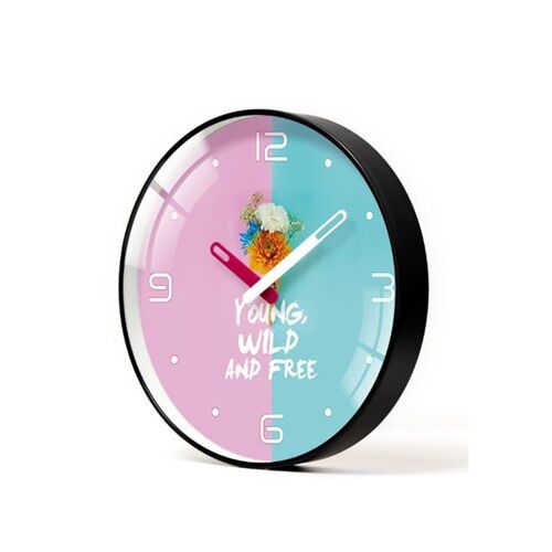 Horloge murale silencieuse de 14 pouces pour la décoration de la maison et du bureau