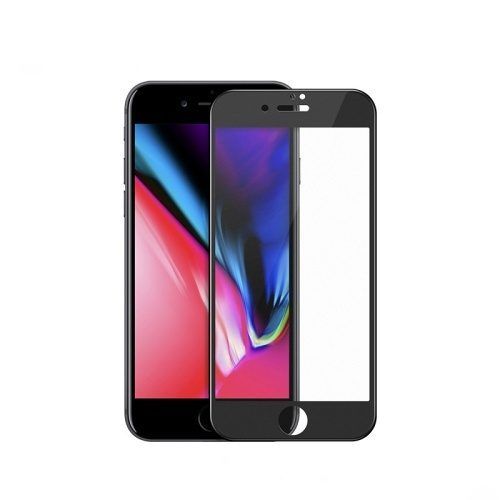 Protection d'écran en verre trempé pour iPhone 7 Plus / 8 Plus - Noir