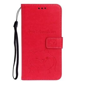 Coque Iphone 6 Plus/6s Plus Avec Support, Portefeuille Et Cordon ¿ Rose Rouge